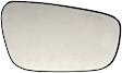 56522 Driver Side Help Series Mirror Glass, Non-Heated, No Blind Spot Feature, Backing Plate Included