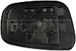 56523 Front, Passenger Side Help Series Mirror Glass, Non-Heated, No Blind Spot Feature, Backing Plate Included