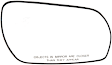 56551 Passenger Side Help Series Mirror Glass, Heated, No Blind Spot Feature, Backing Plate Included