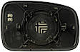 56618 Driver Side Help Series Mirror Glass, Heated, No Blind Spot Feature, Backing Plate Included