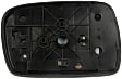 56630 Driver Side Help Series Mirror Glass, Non-Heated, No Blind Spot Feature, Backing Plate Included