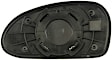 56639 Front, Passenger Side Help Series Mirror Glass, Non-Heated, No Blind Spot Feature, Backing Plate Included