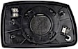 56664 Driver Side Help Series Mirror Glass, Heated, No Blind Spot Feature, Backing Plate Included