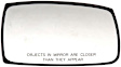 56667 Passenger Side Help Series Mirror Glass, Non-Heated, No Blind Spot Feature, Backing Plate Included