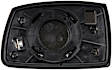 56667 Passenger Side Help Series Mirror Glass, Non-Heated, No Blind Spot Feature, Backing Plate Included
