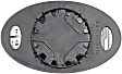 56713 Passenger Side Help Series Mirror Glass, Heated, No Blind Spot Feature, Backing Plate Included