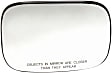 56823 Front, Passenger Side Help Series Mirror Glass, Heated, No Blind Spot Feature