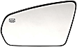 56903 Driver Side Help Series Mirror Glass, Heated, No Blind Spot Feature, Backing Plate Included