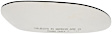 57054 Passenger Side Help Series Mirror Glass, Non-Heated, No Blind Spot Feature, Backing Plate Not Included