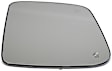 57654 Driver Side Mirror Glass, Heated, With Blind Spot Detection in Glass No Auto-Dim
