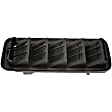 59111 Help Series Air Vent - Black, Rubber and plastic, Direct Fit