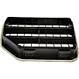 59112 Help Series Air Vent - Black, Plastic, Direct Fit