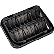 59114 Help Series Air Vent - Black, Plastic, Direct Fit