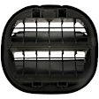 59119 Help Series Air Vent - Black, Plastic, Direct Fit