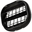 59119 Help Series Air Vent - Black, Plastic, Direct Fit