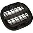 59119 Help Series Air Vent - Black, Plastic, Direct Fit