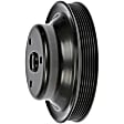 594-530 OE Solutions Series Crankshaft Pulley - Black, Steel, Single groove, Direct Fit, Sold individually