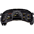 2004 Chevrolet Silverado 2500 HD - Instrument Cluster, 5-Speed, Automatic Transmission, transmissionmfrname : Allison, 7 Gauge Cluster; Stamped 15101851, 15287356, Or 15910151; With Tachometer; With Transmission Temperature Gauge