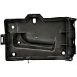 60322 Battery Tray - Black, Plastic, Direct Fit, Sold Individually
