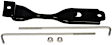 60346 Battery Hold Down - Black, Aluminum, Direct Fit, Sold Individually