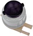 603-670 OE Solutions Series Power Steering Reservoir - Black, Blue, and White, Direct Fit, Sold individually