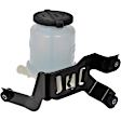 OE Solutions Series Power Steering Reservoir - Gray and white, Direct Fit, Sold individually