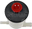 603-684 OE Solutions Series Power Steering Reservoir - Matte White, Gray, and Red, Direct Fit, Sold individually