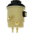 603-698 OE Solutions Series Power Steering Reservoir - Black and White, Direct Fit, Sold individually