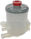 603-714 OE Solutions Series Power Steering Reservoir - Matte White, Gray, and Red, Direct Fit, Sold individually