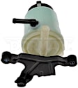 603-828 OE Solutions Series Power Steering Reservoir - Black, Blue, and White, Direct Fit, Sold individually