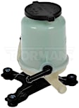 603-828 OE Solutions Series Power Steering Reservoir - Black, Blue, and White, Direct Fit, Sold individually