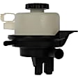 603-934 OE Solutions Series Power Steering Reservoir - Black and White, Direct Fit, Sold individually