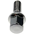 610-632.1 AutoGrade Series Conical Lug Nut - Chrome, Steel, Hex, M12-1.25 Direct Fit, Sold Individually