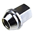 611-011.1 AutoGrade Series Lug Nut - Chrome, Medium Carbon Steel, Dometop Capped Nut, M14-1.50 Direct Fit, Sold Individually