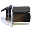 611-011.1 AutoGrade Series Lug Nut - Chrome, Medium Carbon Steel, Dometop Capped Nut, M14-1.50 Direct Fit, Sold Individually