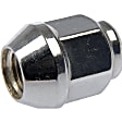 611-274.1 AutoGrade Series Lug Nut - Chrome, Steel, Acorn, M12-1.25 Direct Fit, Sold Individually