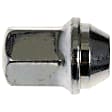 611-330.1 AutoGrade Series Lug Nut - Natural, Steel, Dometop Capped Nut, M14-1.50 Direct Fit, Sold Individually