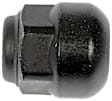 611-347 AutoGrade Series Radius Lug Nut - Black, Steel, Hex, M14-1.5 Direct Fit, Set of 10