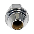 611-583.1 AutoGrade Series Lug Nut - Chrome, Steel, Bulge Seat Acorn, M12-1.50 Direct Fit, Sold individually