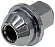 611-583 AutoGrade Series Conical Lug Nut - Chrome, Steel, Bulge Seat Acorn, M12-1.50 Direct Fit, Set of 10