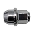 611-584.1 AutoGrade Series Lug Nut - Chrome, Steel, Bulge Seat Acorn, 1/2 -20 Direct Fit, Sold Individually