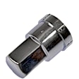 611-632 AutoGrade Series Lug Nut Cover - Chrome, Plastic, Direct Fit, Set of 5