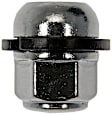 611-937 Lug Nut - Chrome, Carbon Steel, Dometop Nut, M12-1.50 Direct Fit, Sold Individually