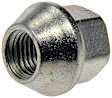 611-964.1 AutoGrade Series Lug Nut - Silver, Carbon Steel, Bulge, M12-1.50 Direct Fit, Sold individually
