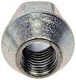 611-964.1 AutoGrade Series Lug Nut - Silver, Carbon Steel, Bulge, M12-1.50 Direct Fit, Sold individually