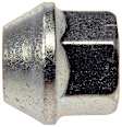 611-964.1 AutoGrade Series Lug Nut - Silver, Carbon Steel, Bulge, M12-1.50 Direct Fit, Sold individually