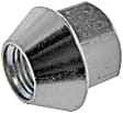 611-979.1 AutoGrade Series Lug Nut - Clear, Steel, Acorn, M14-1.50 Direct Fit, Sold Individually