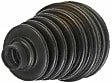 614-001 OE Solutions Series CV Boot - Black, Direct Fit, Sold Individually