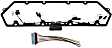 615-201 Driver or Passenger Side Valve Cover Gasket, 7.3L, 8Cyl OE Solutions Series