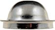 618-101 AutoGrade Series Dust Cap - Silver, Direct Fit, Set of 5